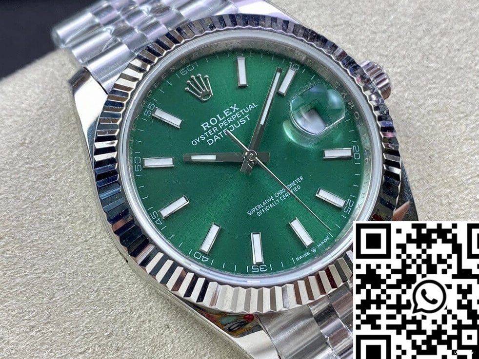 Dial Green Datejust Factory EW Rolex M126334-0028 0514